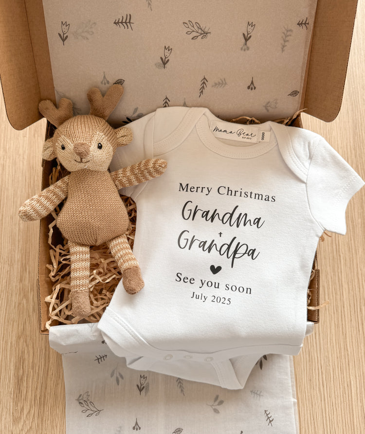 Christmas Pregnancy Announcement Gift Box | NAME CUSTOMISABLE