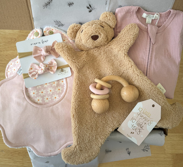 Baby Girl Gift Hamper | Teddy