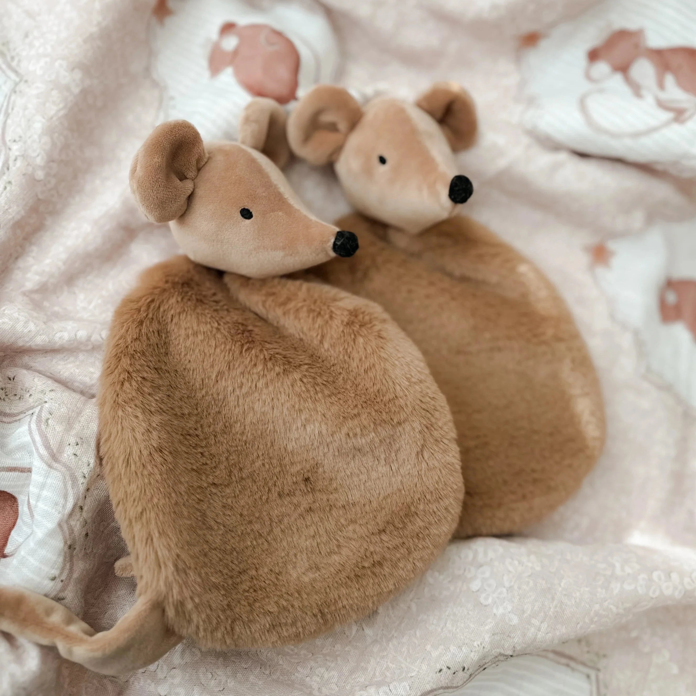 Baby Comforter Toy | Squeaky the Mouse Pop Ya Tot