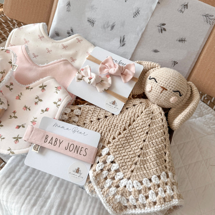 Baby Girl Gift Hamper | Pink Bunny Newborn Baby Shower Gift