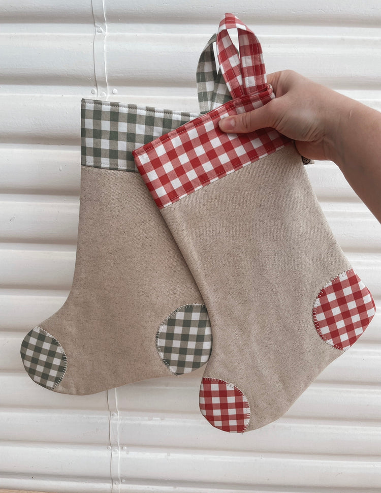 Christmas Stocking | Gingham only