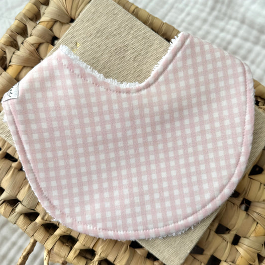 Baby Bib | Pink Gingham
