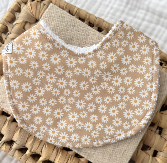 Baby Bib | Dusty Clay Daisy