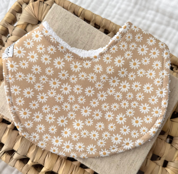 Baby Bib | Dusty Clay Daisy