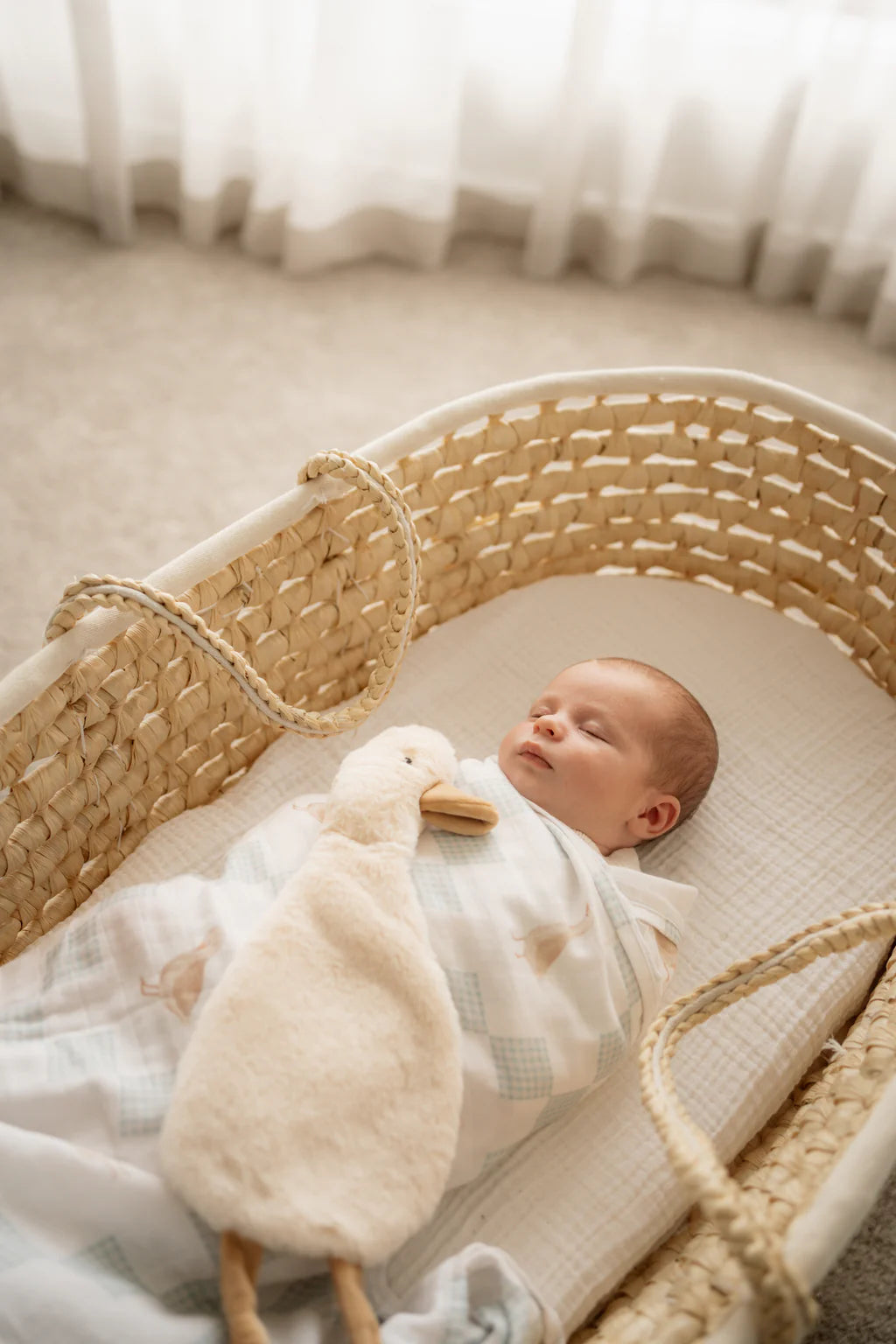 Baby Comforter Toy | Goose ‘Waddles’ Pop Ya Tot