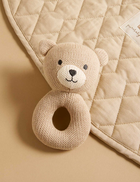Baby Bear Rattle | Purebaby