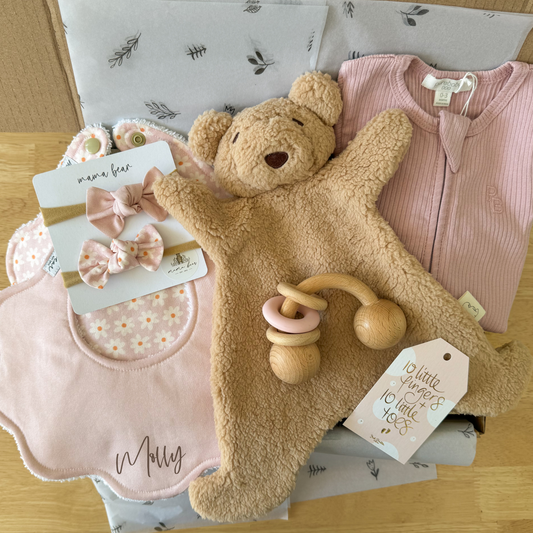 Baby Girl Gift Hamper | Teddy