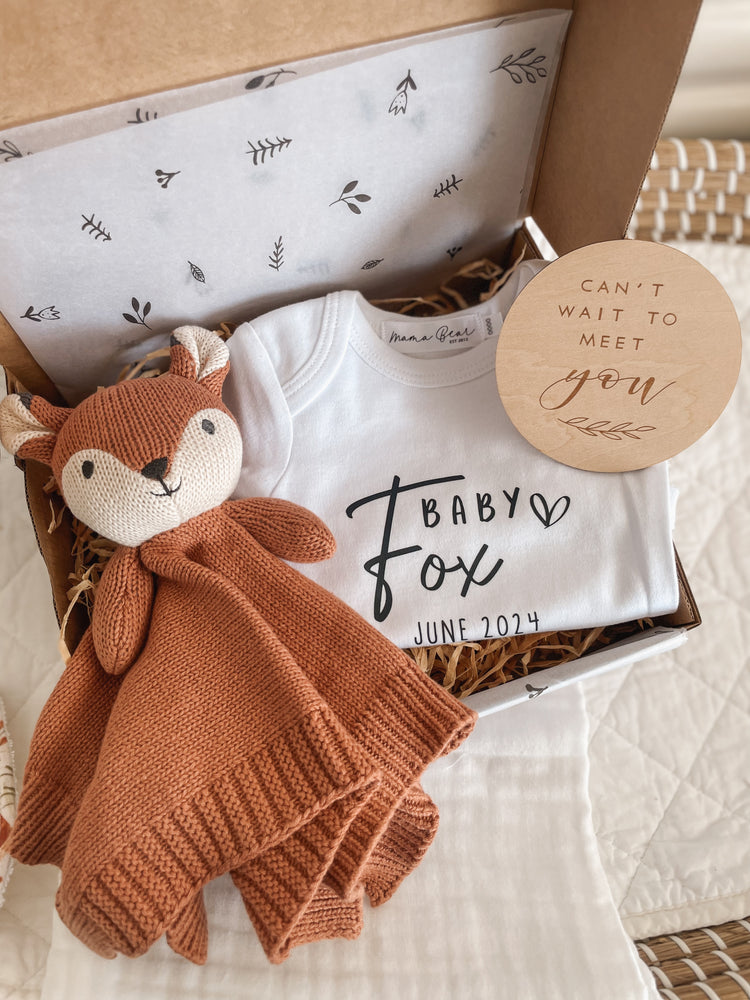 Personalised Pregnancy Announcement Giftbox | Fox