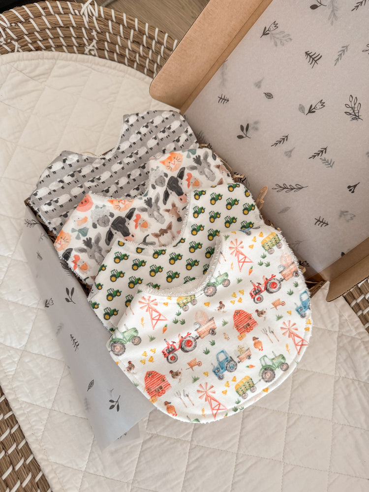 Baby Bib Giftbox | Farm Baby Shower Gift