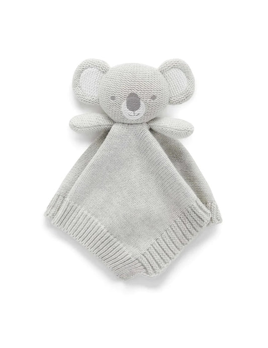 Knitted Koala Comforter | Purebaby