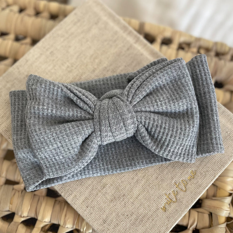 Oversized Baby Bow Topknot | Waffle