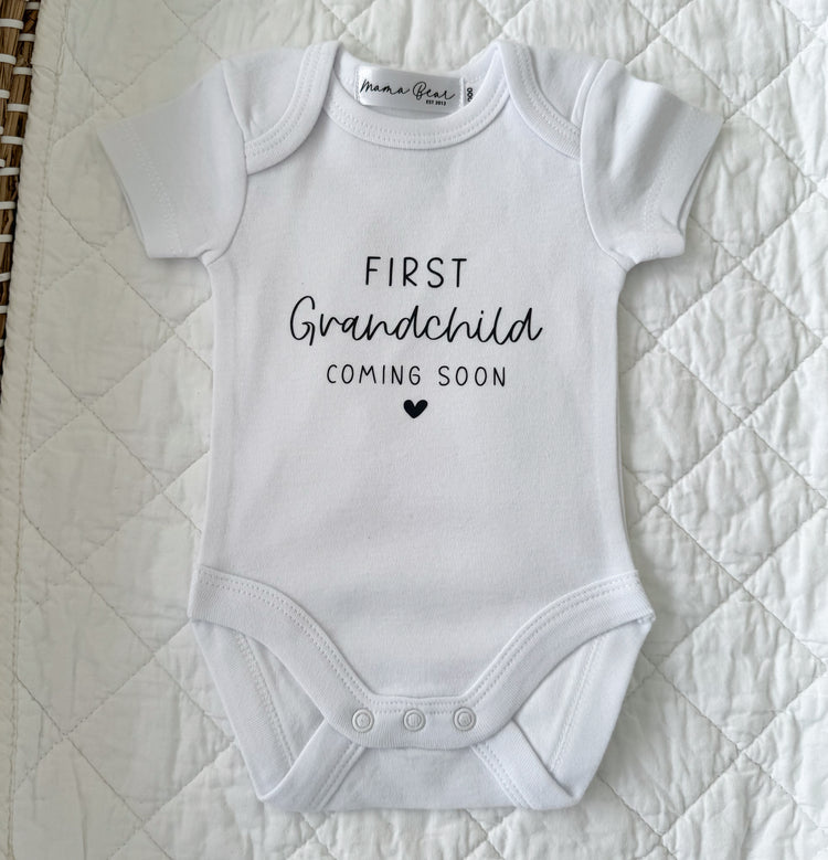 Ready to post Pregnancy Announcement Onesie | 'SECONDS'