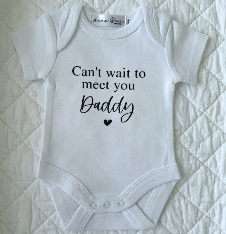 Ready to post Pregnancy Announcement Onesie | 'SECONDS'