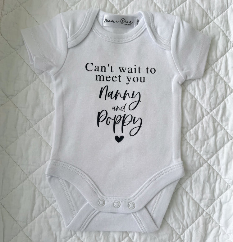 Ready to post Pregnancy Announcement Onesie | 'SECONDS'