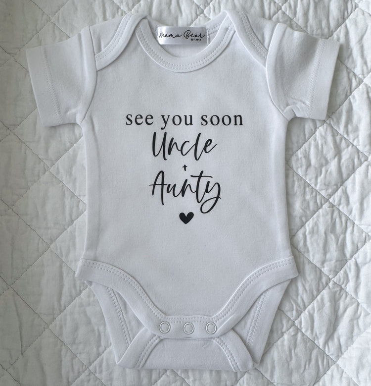Ready to post Pregnancy Announcement Onesie | 'SECONDS'