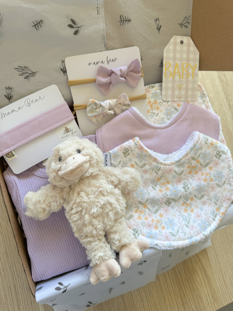 Baby Girl Gift Hamper | Lilac Flower Field