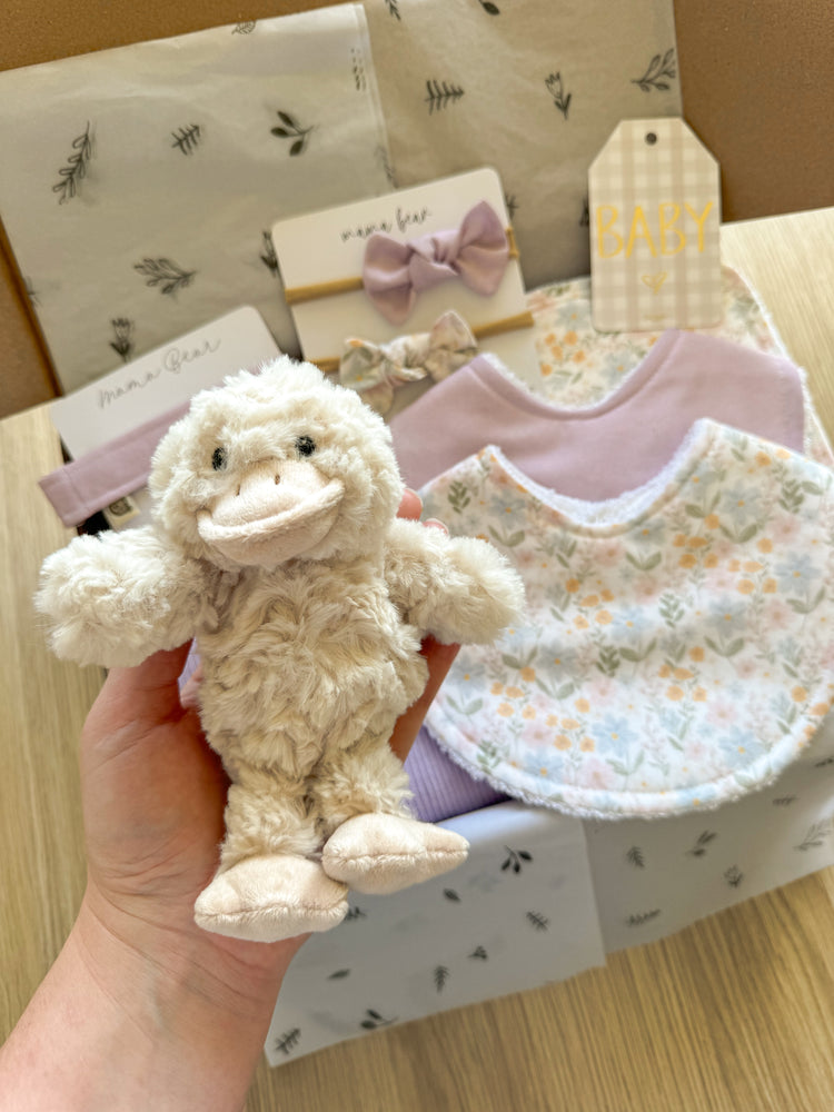 Baby Girl Gift Hamper | Lilac Flower Field