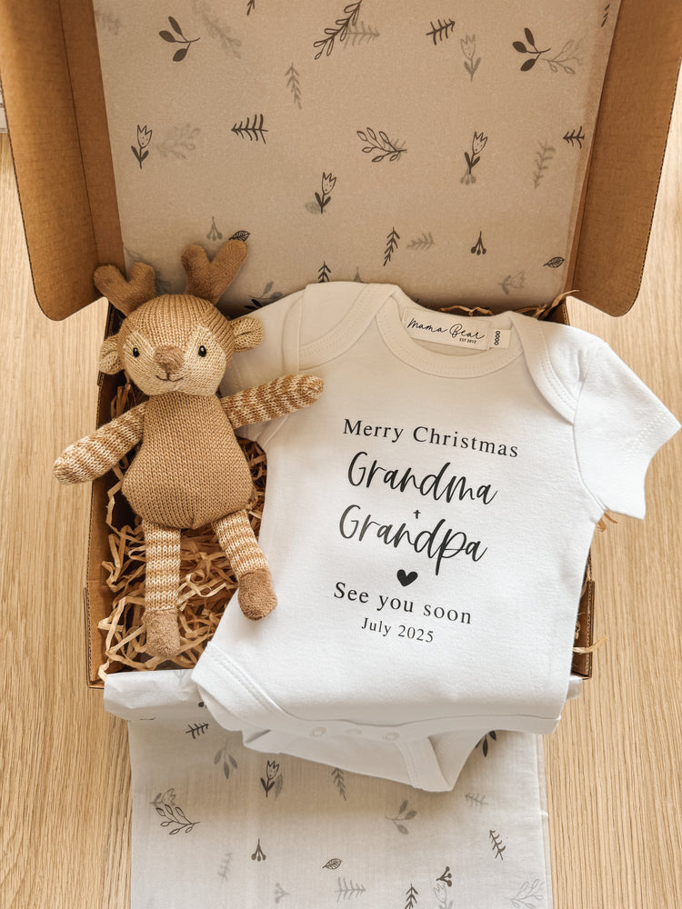 Christmas Pregnancy Announcement Gift Box | NAME CUSTOMISABLE