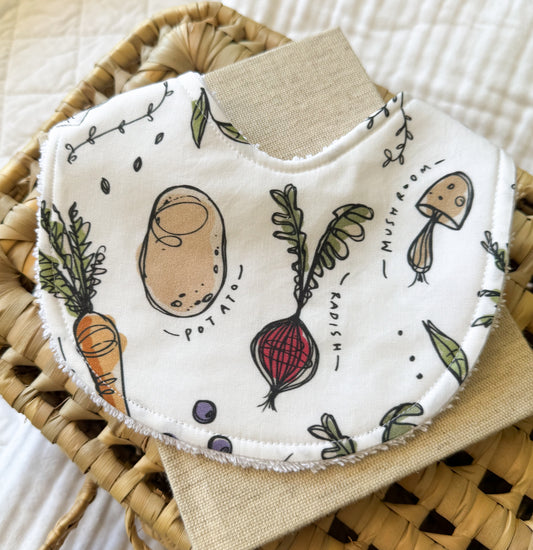 Baby Bib | Veggie Patch