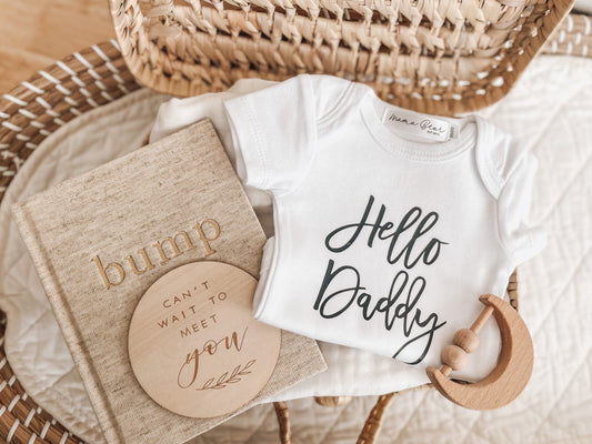 Pregnancy Baby Announcement Giftbox for partner | Hello Daddy