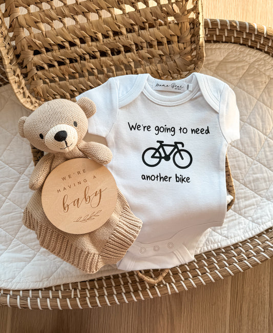 Pregnancy Announcement Onesie | Cycling Bike