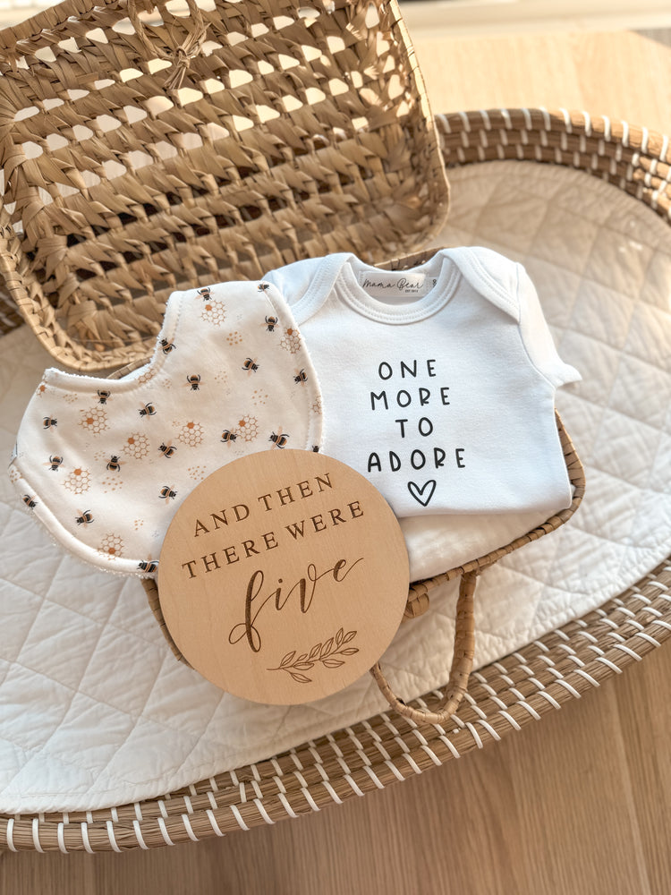 One more to adore | Pregnancy Announcement Onesie