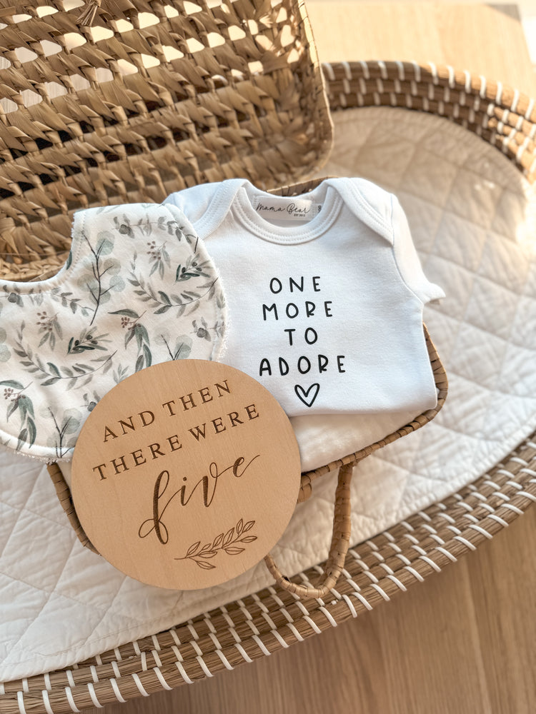 One more to adore | Pregnancy Announcement Onesie