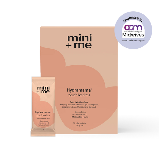 Peach Iced Tea | Hydramama Electrolyte Drink for Pregnancy / Postpartum