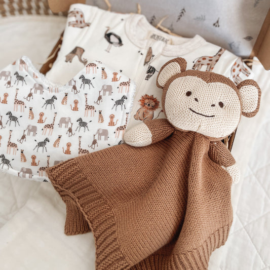 Unisex Newborn Gift Hamper | Monkey Jungle