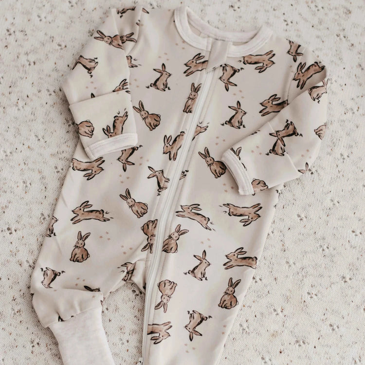 Baby Bunny Rabbit Zip Suit | Bencer & Hazelnut
