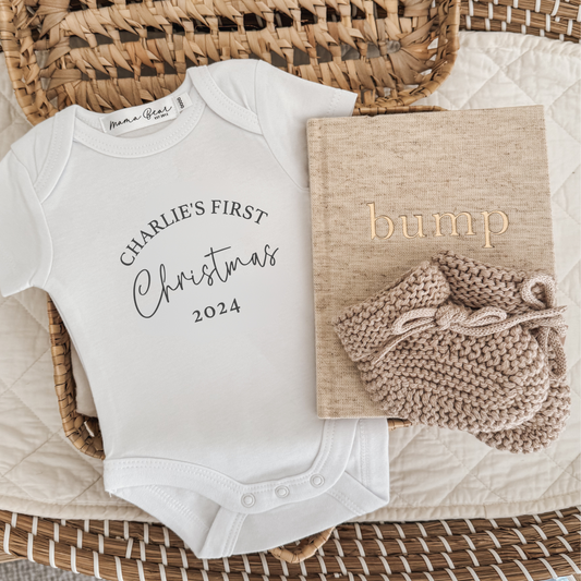 Baby First Christmas 2024 Bodysuit | Personalised