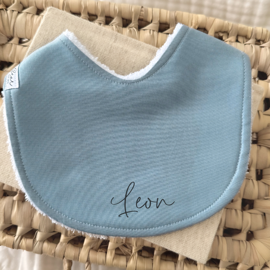 Baby Bib | Solid French Blue