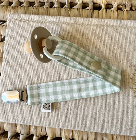 Pale green fabric dummy clip 