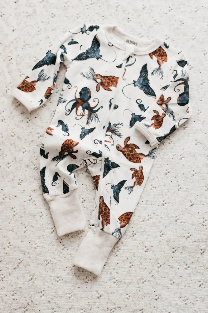 Bencer & Hazelnut Zip Suit | Kevin (Ocean)