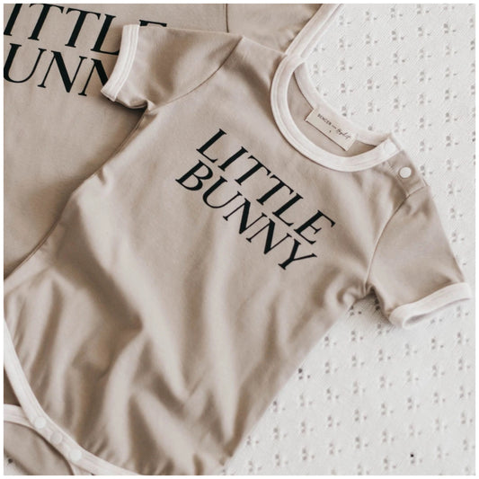 Little Bunny Bodysuit | Hazelnut