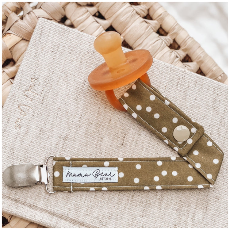 Dummy Clip - Green Polka Dot