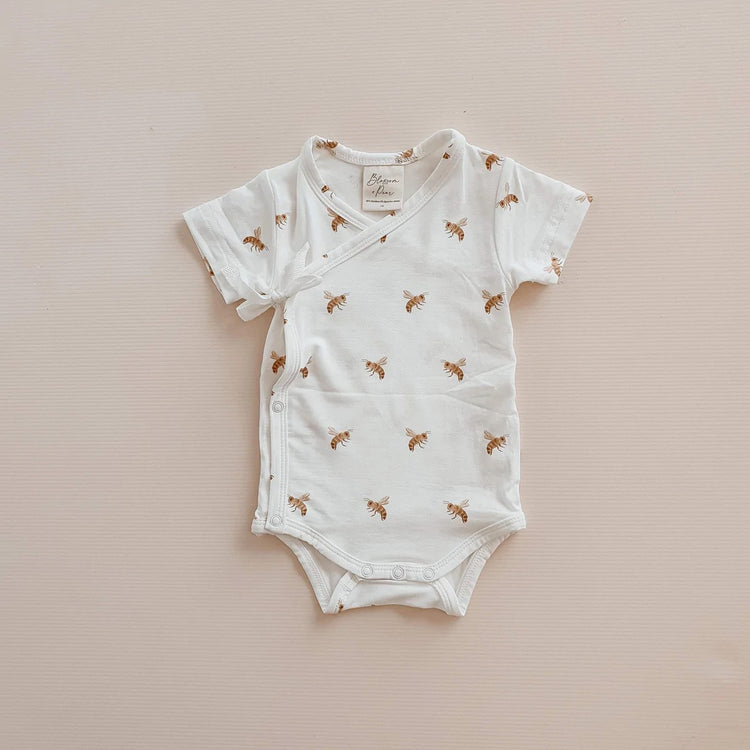 Short Sleeve Baby Wrap Suit | Multiple Options