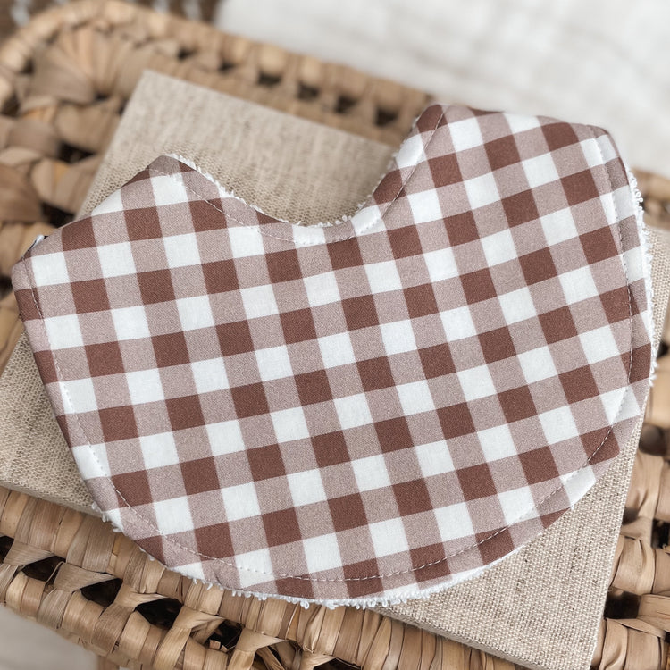 Bib - Chocolate Gingham