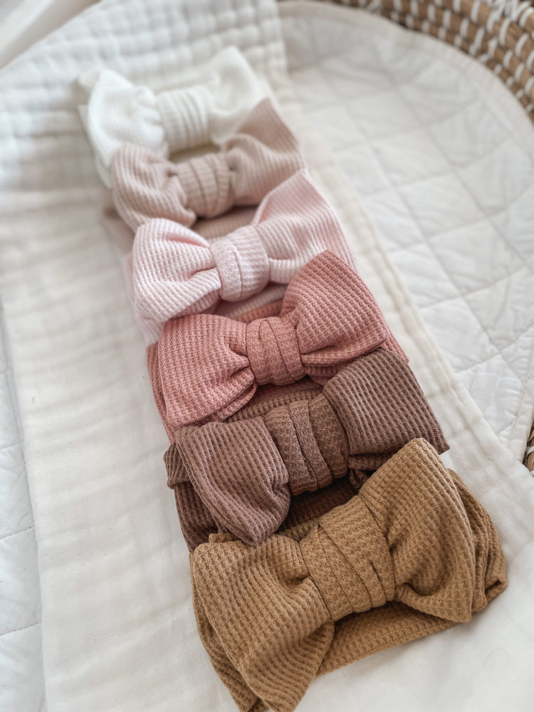 Oversized Baby Bow Topknot | Waffle