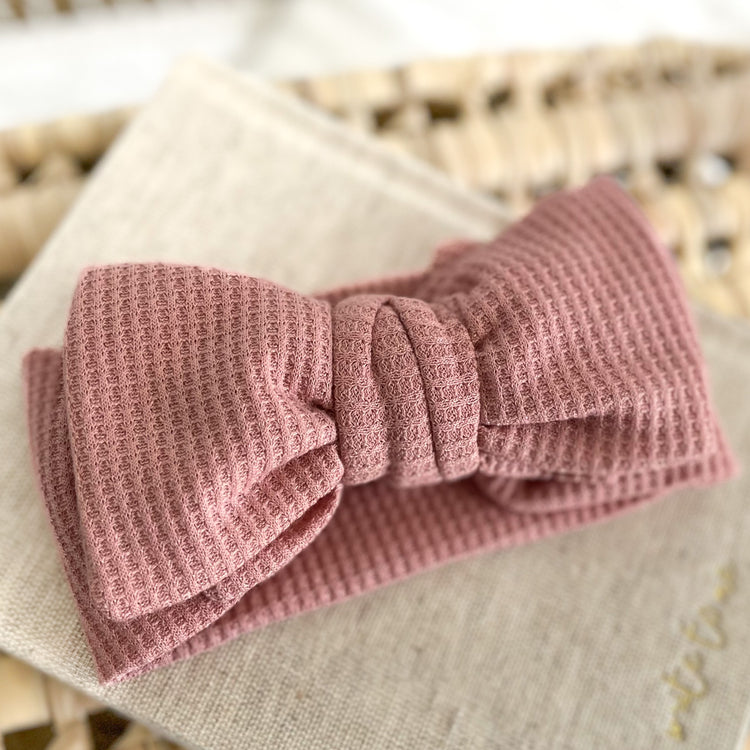 Oversized Baby Bow Topknot | Waffle