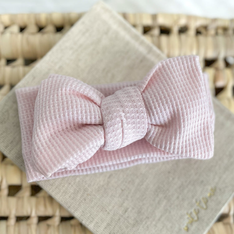 Oversized Baby Bow Topknot | Waffle