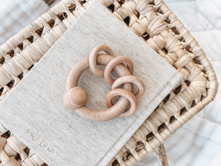 Wooden Rattle | Wooden Rings