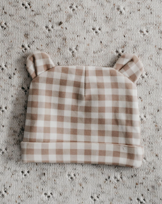 Jersey Beanie | Gingham