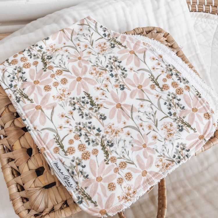 Contoured Baby Burp Bib/Cloth | Handmade Australia