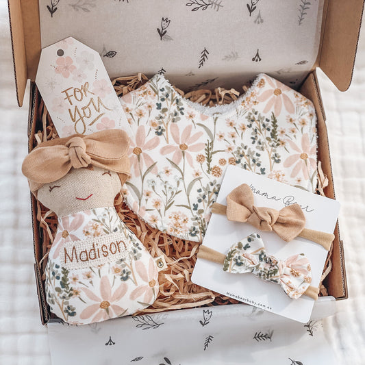 Personalised Baby Girl Gift | Pastel Meadow