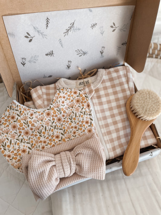 Baby Girl Giftbox | Spring Floral x Gingham