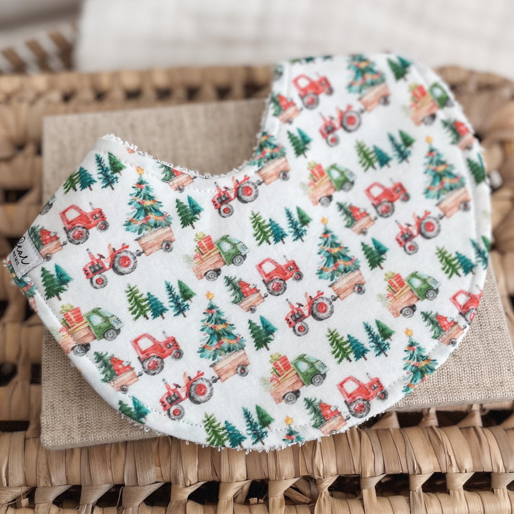Baby Bib - Christmas Tree Farm